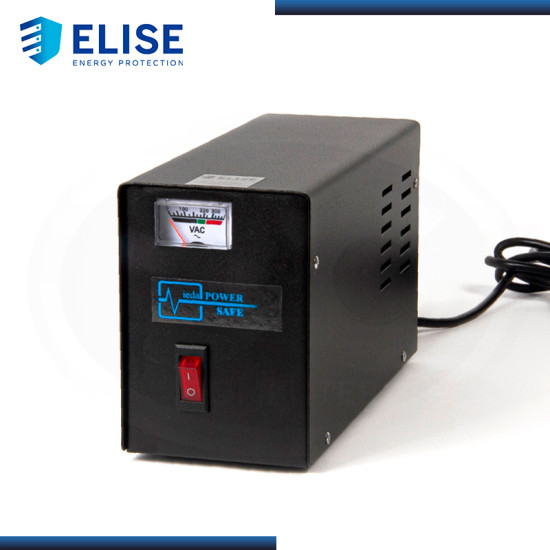ESTABILIZADOR ELISE IEDA POWER SAFE LCR20-4.5% SOLIDO POTENCIA 2000VA/1600W 4 TOMAS A 220VAC