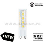 FOCO LED SMD 7W G9 NVR TRICOLOR