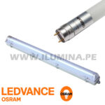 LUMINARIA HERMÉTICA TIPO INDIKO LED 1.20M OSRAM 01LUZ LUZ INTERMEDIA
