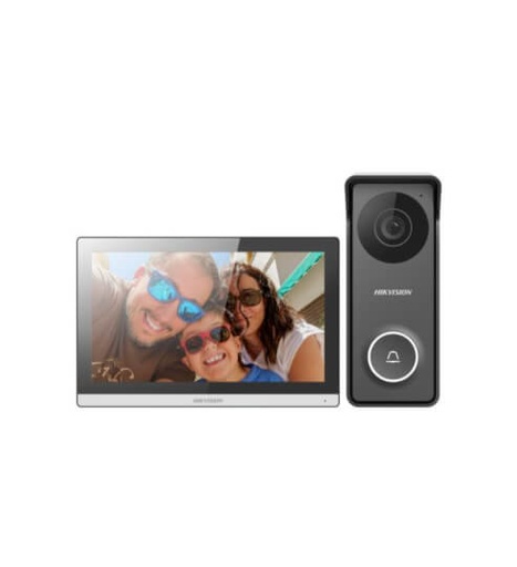 HK-DS-KIS313-P – KIT V/PORTERO HIBRIDO 4 HILOS. INCLUYE MONITOR Y CAMARA