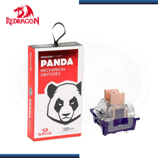 KIT SWITCHES REDRAGON PANDA A113 HP1 TÁCTILES CON CLICK AUDIBLE 38 PCS (PN:6950376714787)