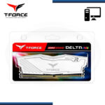 MEMORIA 32GB DDR4 T-FORCE DELTA RGB WHITE BUS 3200MHZ (PN:TF4D432G3200HC16F01)