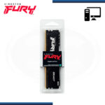 MEMORIA 8GB DDR4 KINGSTON FURY BEAST BLACK BUS 3600MHz (PN:KF436C17BB/8)