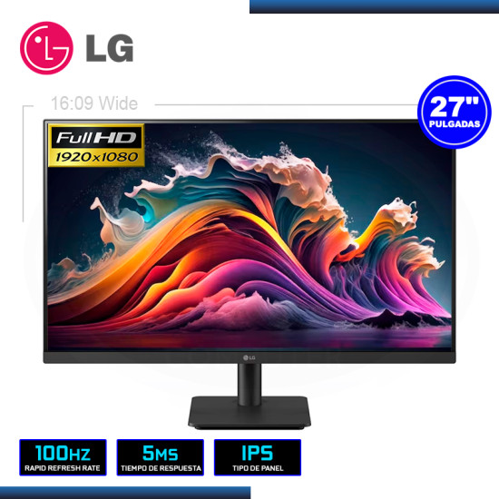 MONITOR LED 27″ LG 27MS500-B 1920×1080 HDMI 5MS/100Hz
