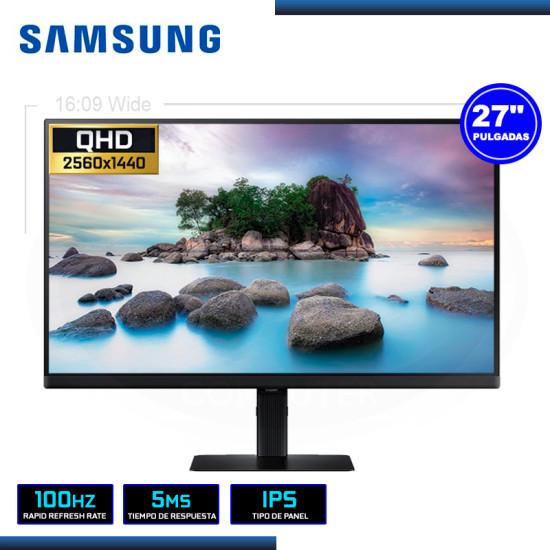 MONITOR LED 27″ SAMSUNG LS27D600EALXPE VIEWFINITY S6 2560×1440 HDMI DP 5MS/100Hz
