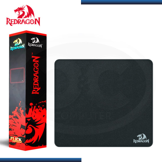 MOUSE PAD REDRAGON FLICK M BLACK 320x270x3mm (PN:P030)