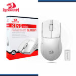 MOUSE REDRAGON M916W K1NG PRO 1K WHITE 5 BOTONES 26,000 DPI USB-C/BLUETOOTH/WIRELESS