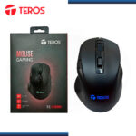 MOUSE TEROS TE-5168N BLACK 7 BOTONES 6400 DPI BLUETOOTH/WIRELESS/USB (PN:TE-5168N)