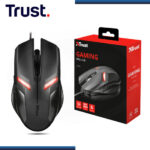 MOUSE TRUST ZIVA BLACK LED ILUMINACIÓN 2000 DPI CONEXION USB