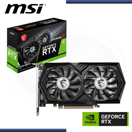 MSI GEFORCE RTX 3050 6GB GDDR6 96BITS GAMING X (PN:912-V812-053)