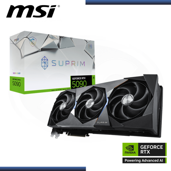 MSI GEFORCE RTX 5090 32GB GDDR7 512BITS SUPRIM SOC (PN:G5090-32SPS)
