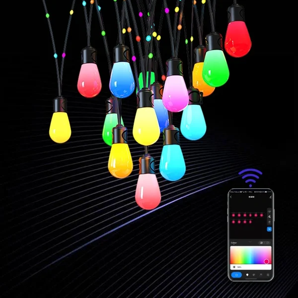 Luces de cadena para exteriores