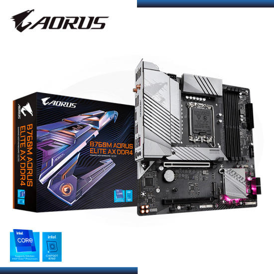 PLACA AORUS B760M ELITE AX DDR4 LGA1700