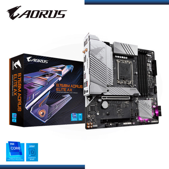 PLACA AORUS B760M ELITE AX DDR5 LGA1700
