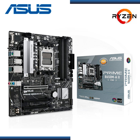 PLACA ASUS PRIME B650M-A II-CSM AMD RYZEN DDR5 AM5 (PN:90MB1EH0-M0AAYC)