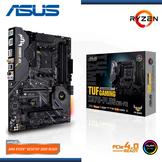 PLACA ASUS TUF GAMING X570-PLUS (WI-FI) AMD RYZEN DDR4 AM4