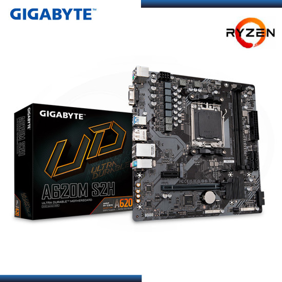 PLACA GIGABYTE A620M S2H AMD RYZEN DDR5 AM5