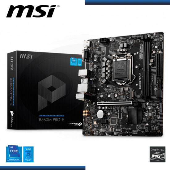 PLACA MSI B560M PRO-E DDR4 LGA 1200 (PN:911-7D22-074)