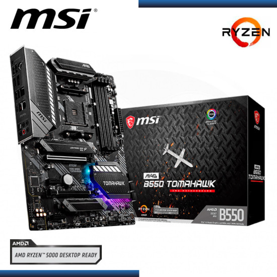PLACA MSI MAG B550 TOMAHAWK AMD RYZEN DDR4 AM4