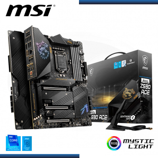 PLACA MSI MEG Z590 ACE DDR4 LGA 1200 (PN:911-7D04-014)
