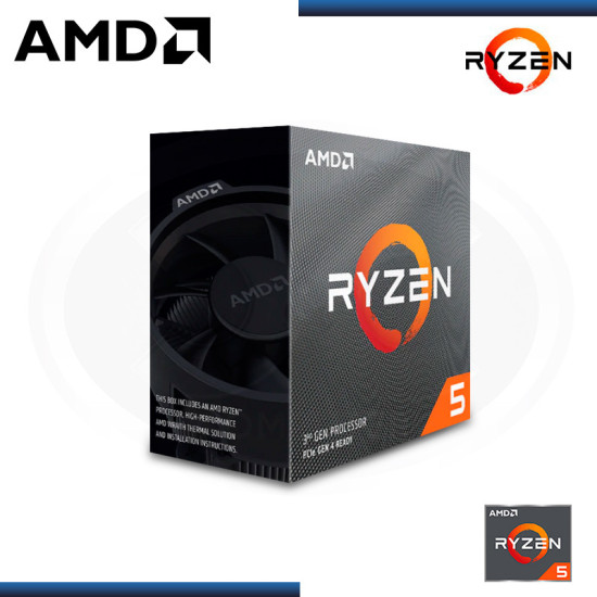 PROCESADOR AMD RYZEN 5 3600 3.6GHZ 35MB 4CORE AM4 (PN: 100-100000031BOX )