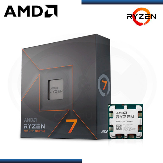 PROCESADOR AMD RYZEN 7 7700X 4.5GHZ 32MB 8CORE AM5 (PN:100-100000591WOF)