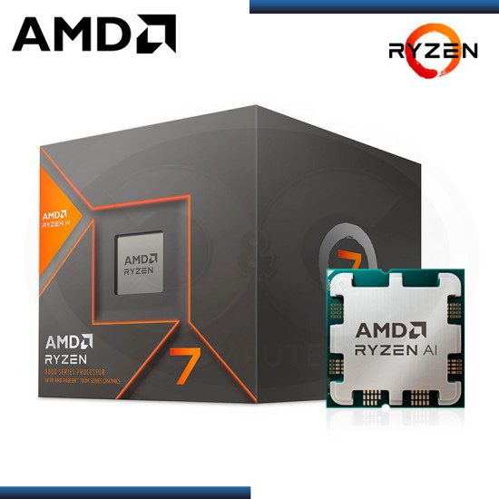PROCESADOR AMD RYZEN 7 8700G 4.2GHz /5.1GHz 16MB 8 CORE AM5 BOX (PN:100-100001236BOX)