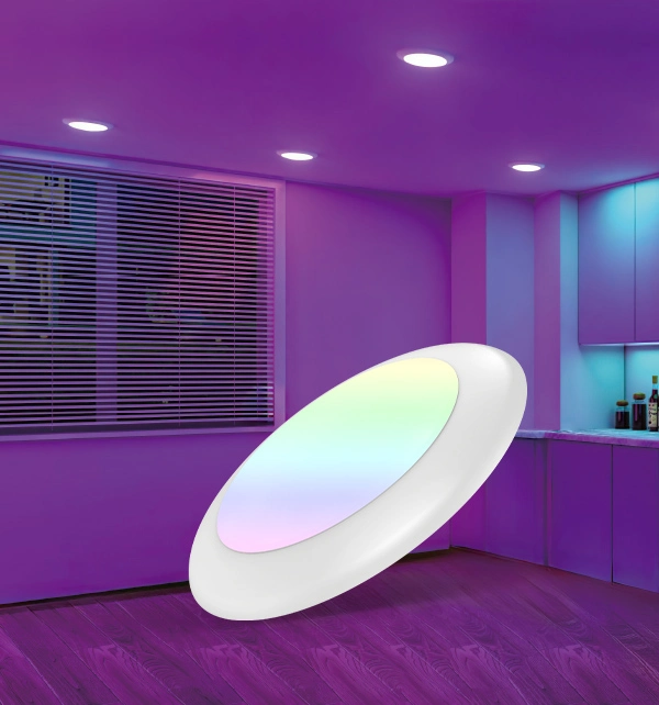 Luz descendente de disco inteligente, serie DL205R