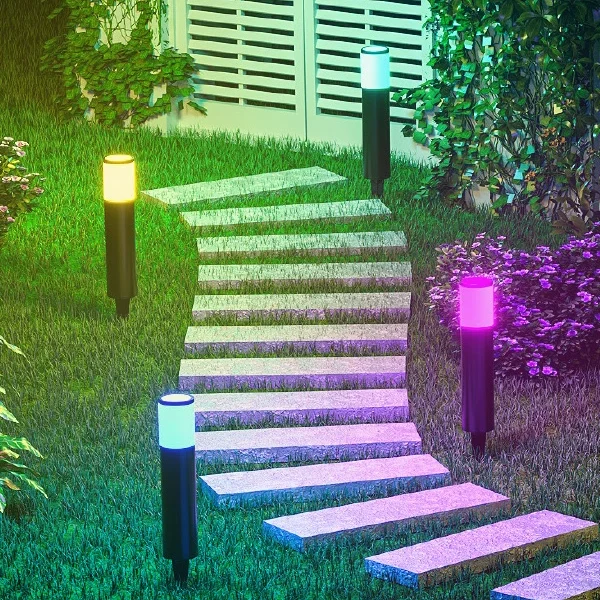 Lámpara de camino exterior inteligente, series V1 y V2