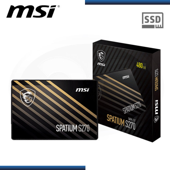 SSD 480GB MSI SPATIUM S270 SATA III 2.5″
