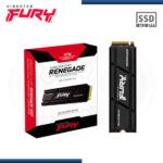 SSD 4TB KINGSTON FURY RENEGADE M.2 2280 NVMe PCIe 4.0×4 CON DISIPADOR (PN:SFYRDK/4000G)