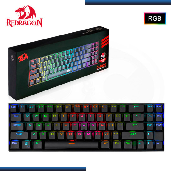 TECLADO REDRAGON DEIMOS K599-KRS RGB MECANICO SWITCH RED WIRELESS