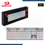 TECLADO REDRAGON HORUS FS WHITE RGB CON CABLE SWITCH RED SP (PN:K619W-RGB-SP)