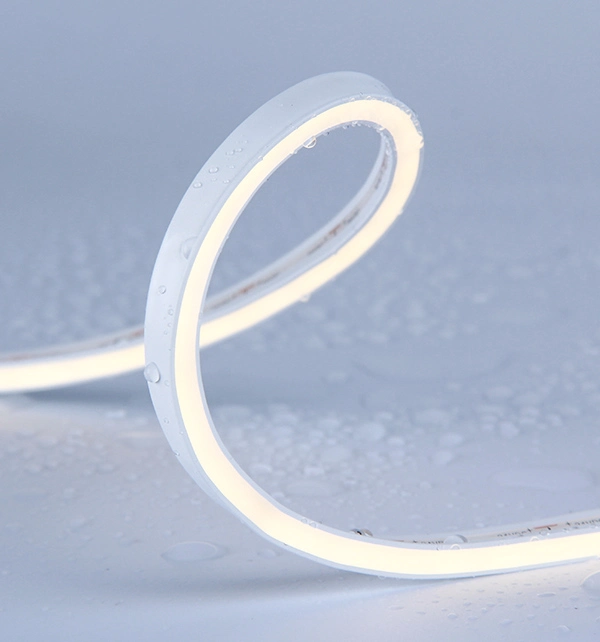 Cinta de neón de tres colores de silicona con emisión lateral, serie 0307