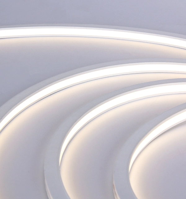 Cinta de neón de tres colores de silicona con emisión superior, serie 0608