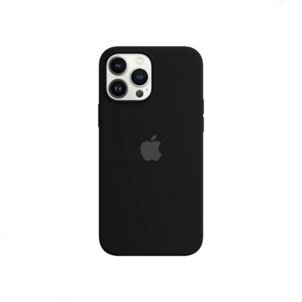 Case Silicona Para Iphone 14 Plus Negro + Mica de Vidrio