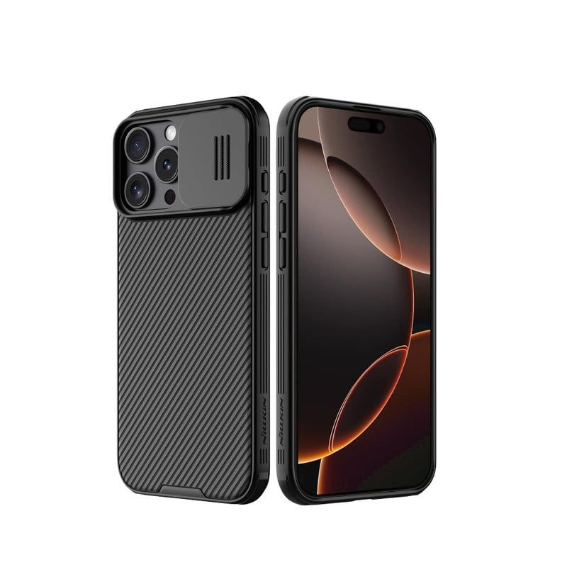 Case Nillkin Camshield Pro Para Iphone 16 – Negro Case Nillkin Camshield Pro Para Iphone 16 – Negro