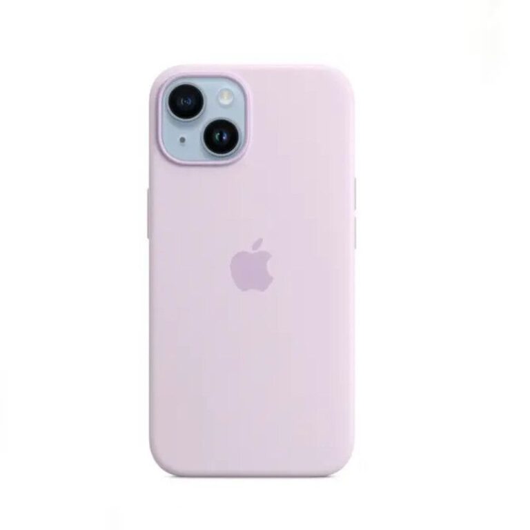 Case Silicona Para Iphone 14 Pro LILA + Mica de Vidrio