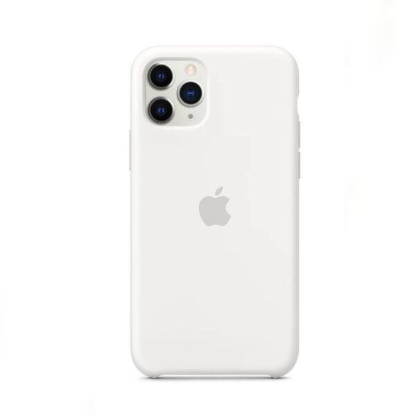 Case Silicona Para Iphone 13 Pro BLANCO + Mica de Vidrio