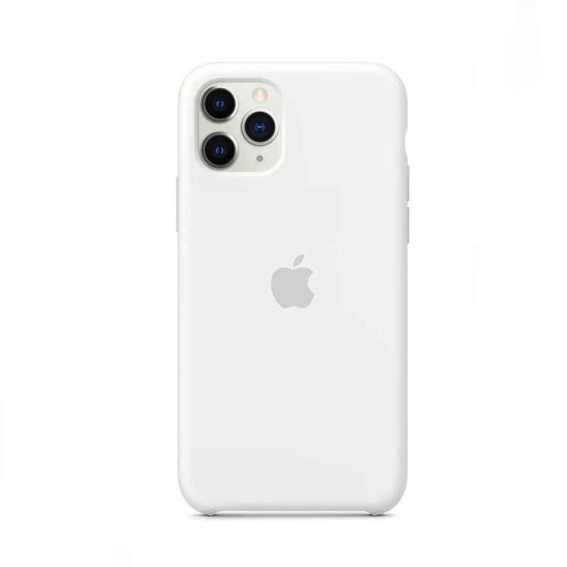 Case Silicona Para Iphone 13 Pro BLANCO + Mica de Vidrio Case Silicona Para Iphone 13 Pro BLANCO + Mica de Vidrio