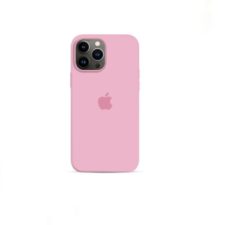 Case Silicona Para Iphone 13 Pro Max ROSA + Mica de Vidrio