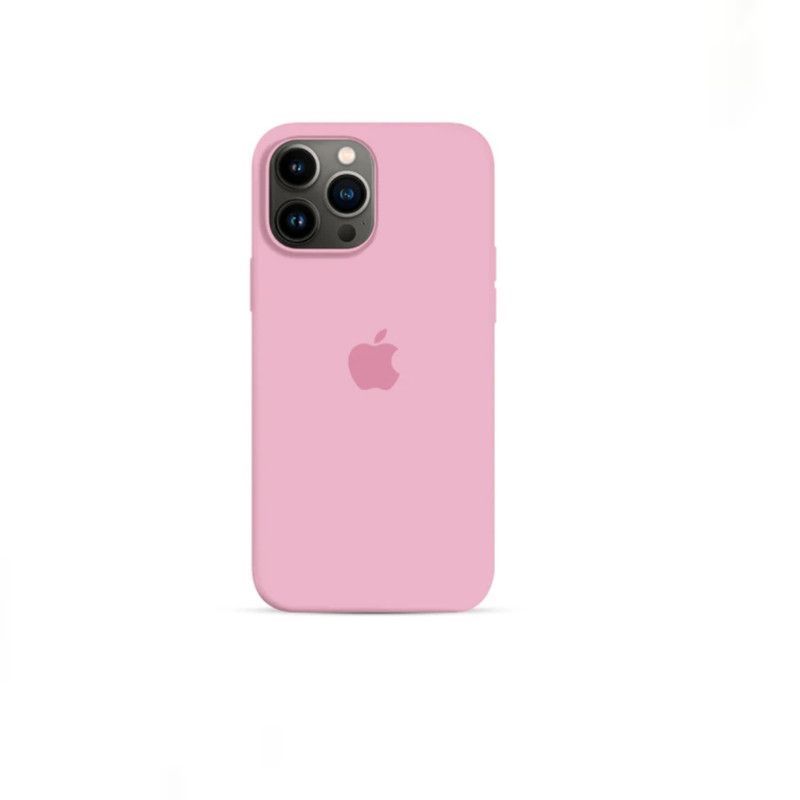 Case Silicona Para Iphone 13 Pro Max ROSA + Mica de Vidrio Case Silicona Para Iphone 13 Pro Max ROSA + Mica de Vidrio