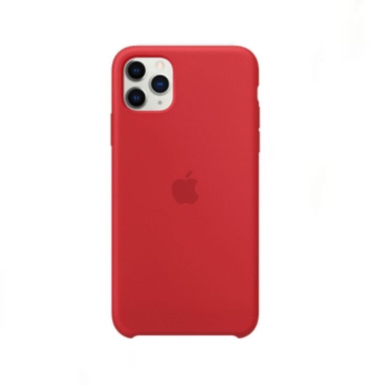 Case Silicona Para Iphone 12 o 12 Pro ROJO + Mica de Vidrio