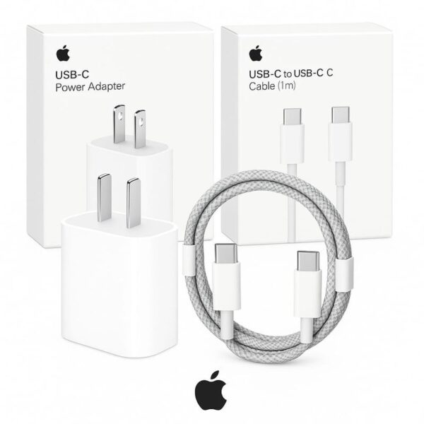 Cargador  20w + Cable USB-C a C (Trenzado )