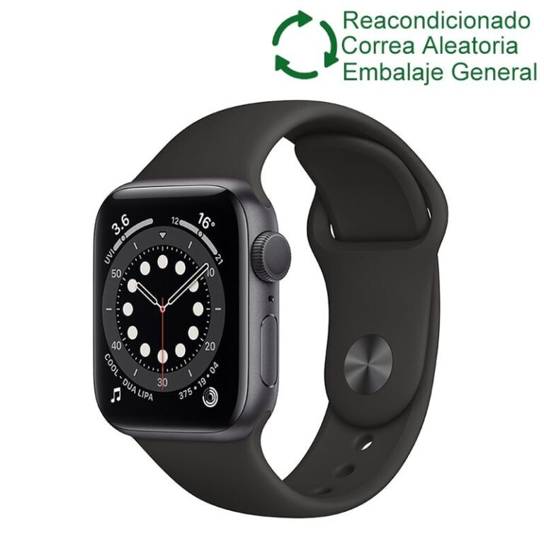 Watch series 6 A2294(44mm,GPS)-Negro reacondicionado SemiNuevo