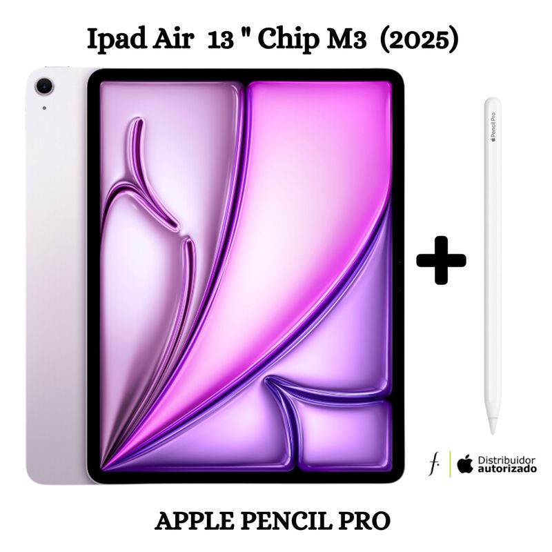 Nuevo iPad Air 13 M3 Wifi 128GB – Purple 2025 + Pencil Pro Nuevo iPad Air 13 M3 Wifi 128GB – Purple 2025 + Pencil Pro