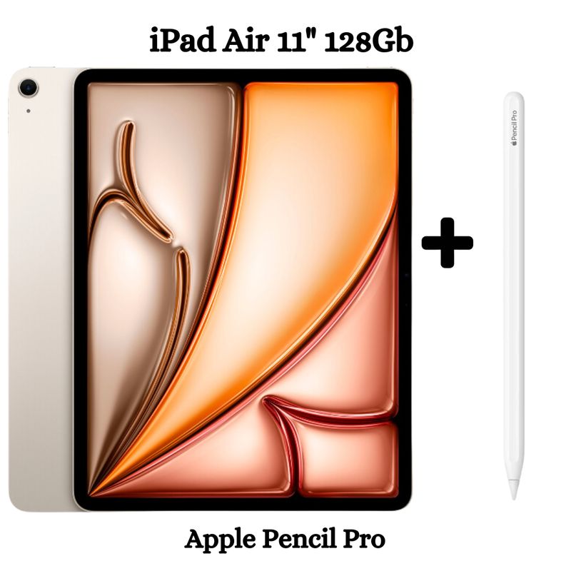 IPad Air 11 Chip M2 128Gb – Starlight + Pencil Pro. IPad Air 11 Chip M2 128Gb – Starlight + Pencil Pro.