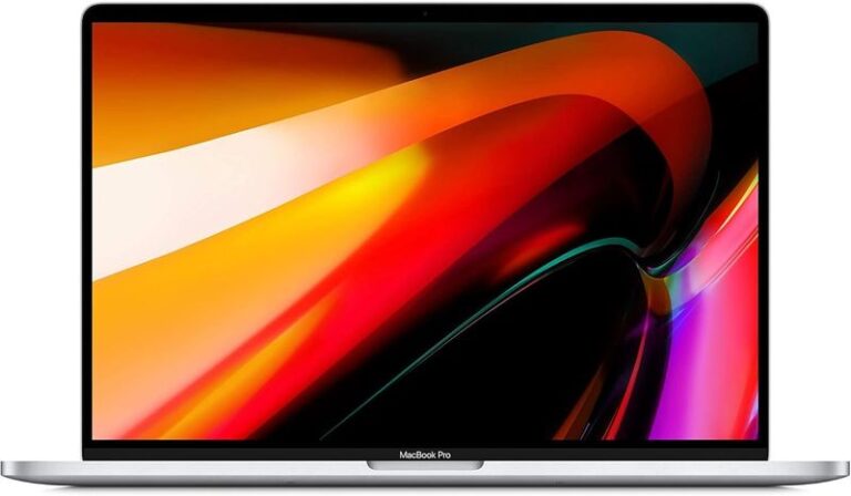 MacBook Pro 2019 16″ Intel Core i7 Plata 16GB RAM 512GB SSD Reacondicionado