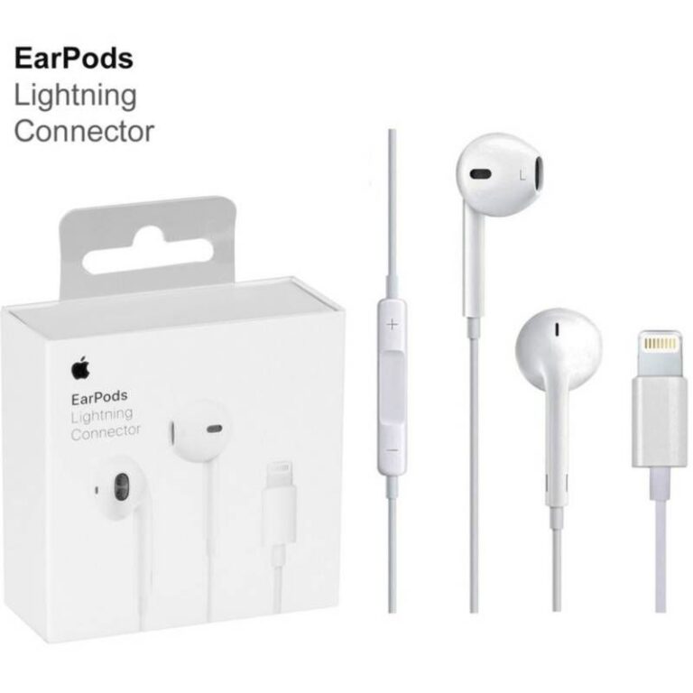 Audífonos Ear Pods Conector Lightning Compatible IOS Earbuds