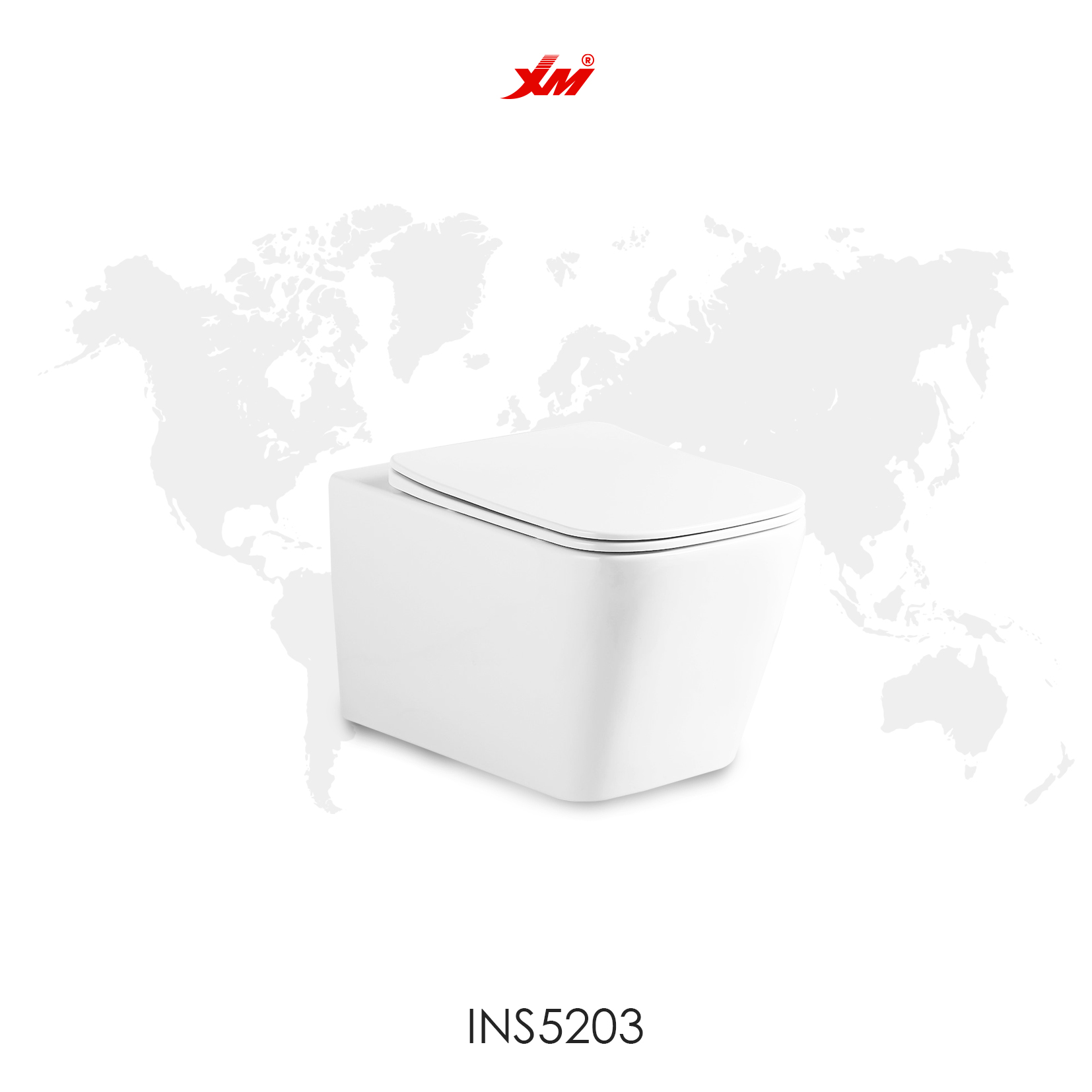 Inodoro Suspendido – INS5203 (Incluye sistema botonera)